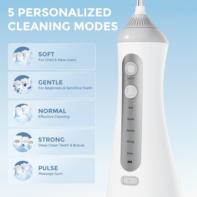 Cordless Dental Jet Water Flosser - Image 11