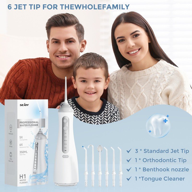 Cordless Dental Jet Water Flosser - Image 19