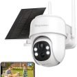2K 360° Smart Solar Wireless Security Cameras 