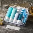 17 Pack Airplane Essentials Leakproof Travel Size Toiletries Bag